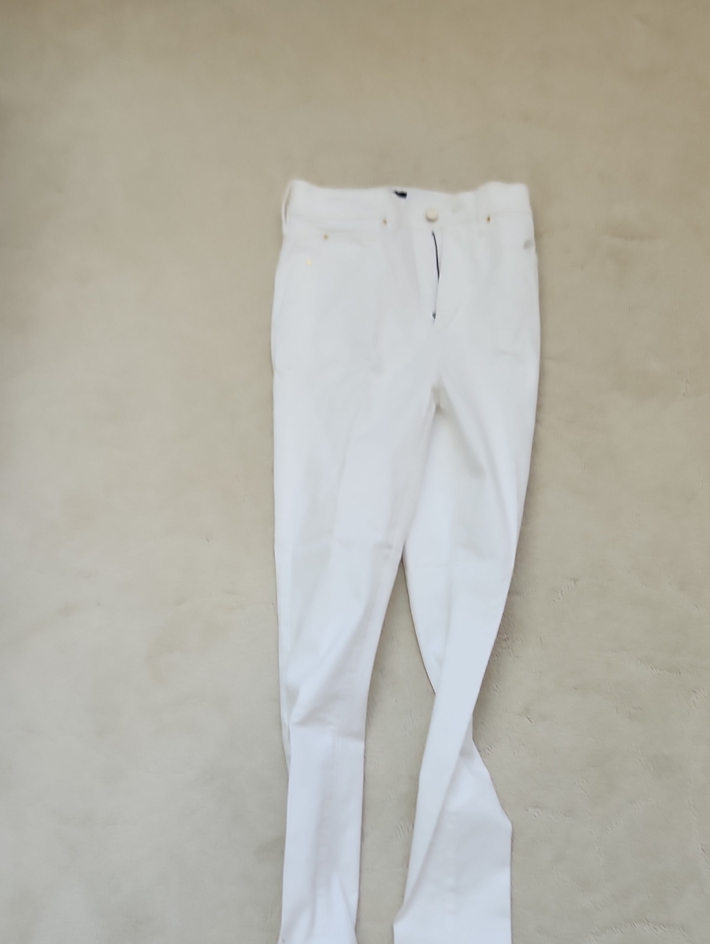 Ann Taylor White Skinny Jeans